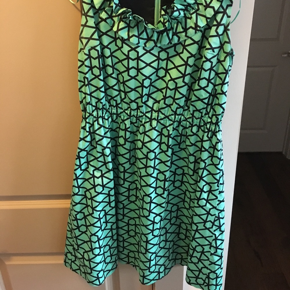 Cute navy and mint dress
